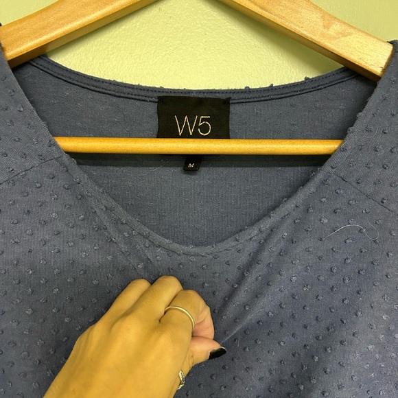 Pewter Textured Blouse - Picture 2 of 5